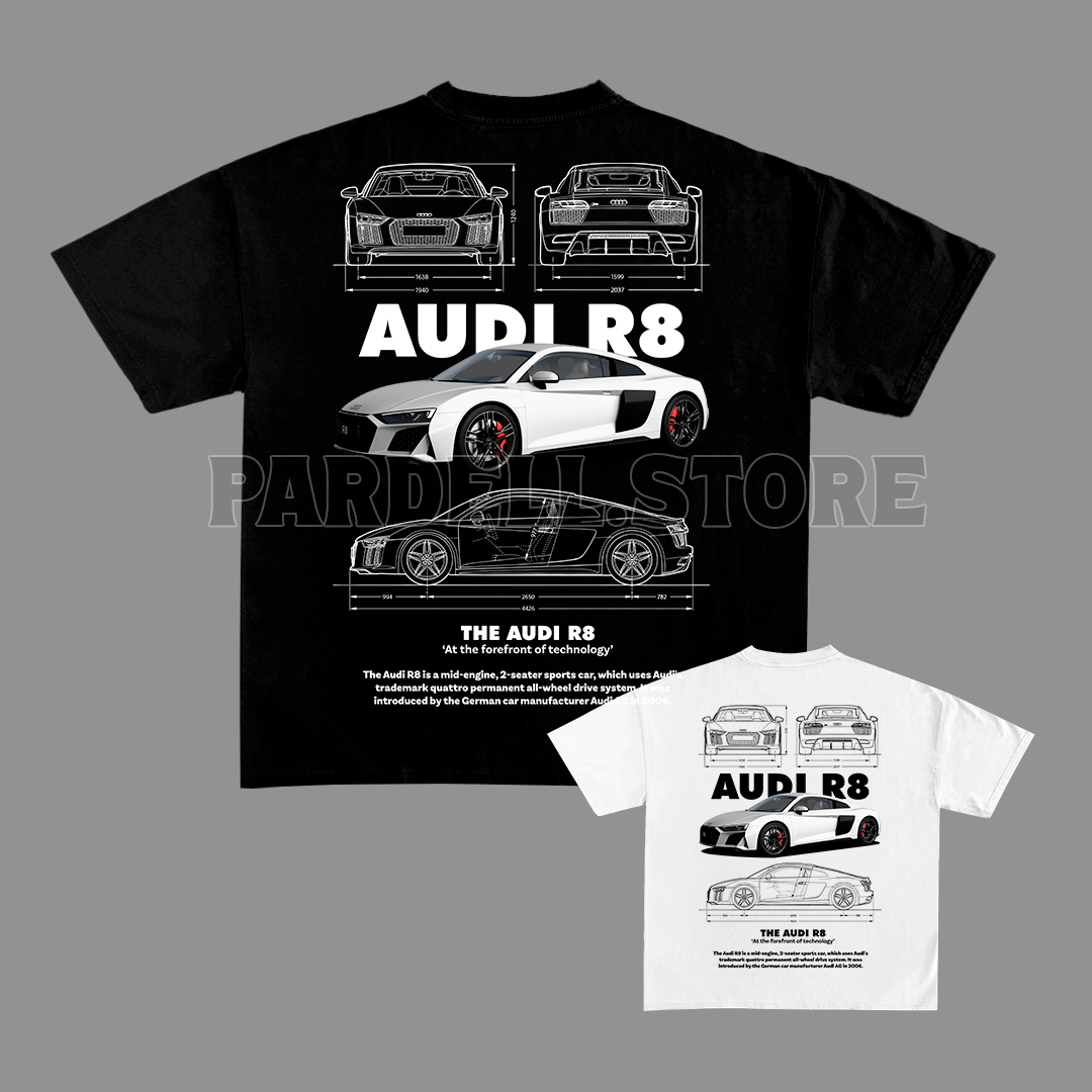 Car design for t-shirt, graphic, audi vector for print