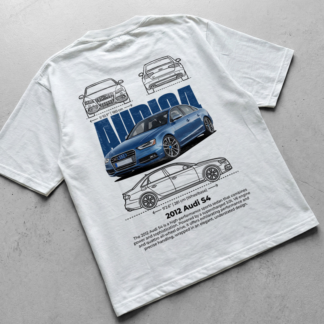Car t-shirt design Audi S4