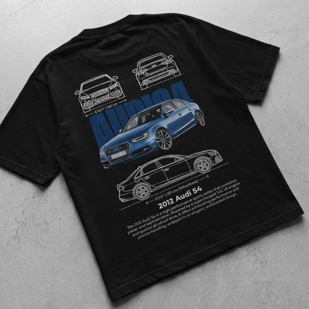 Car t-shirt design Audi S4