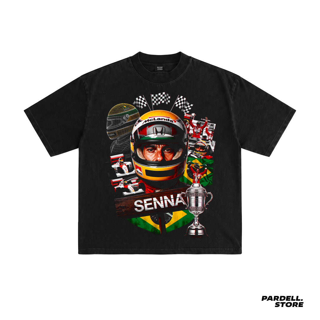 Digital file - brazilian driver ayrton s. tshirt design