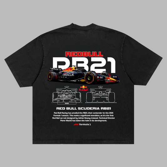 RB21 RED BULL SCUDERIA - t-shirt dsesign