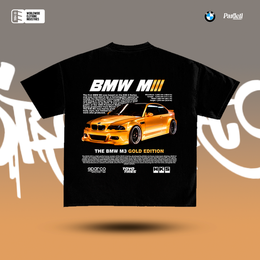 BMW M3 GOLD EDITION / T-shirt Design