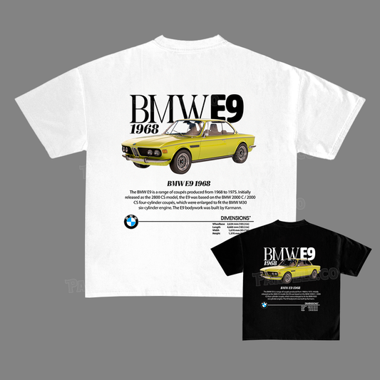 Bmw E9 1968 t-shirt design