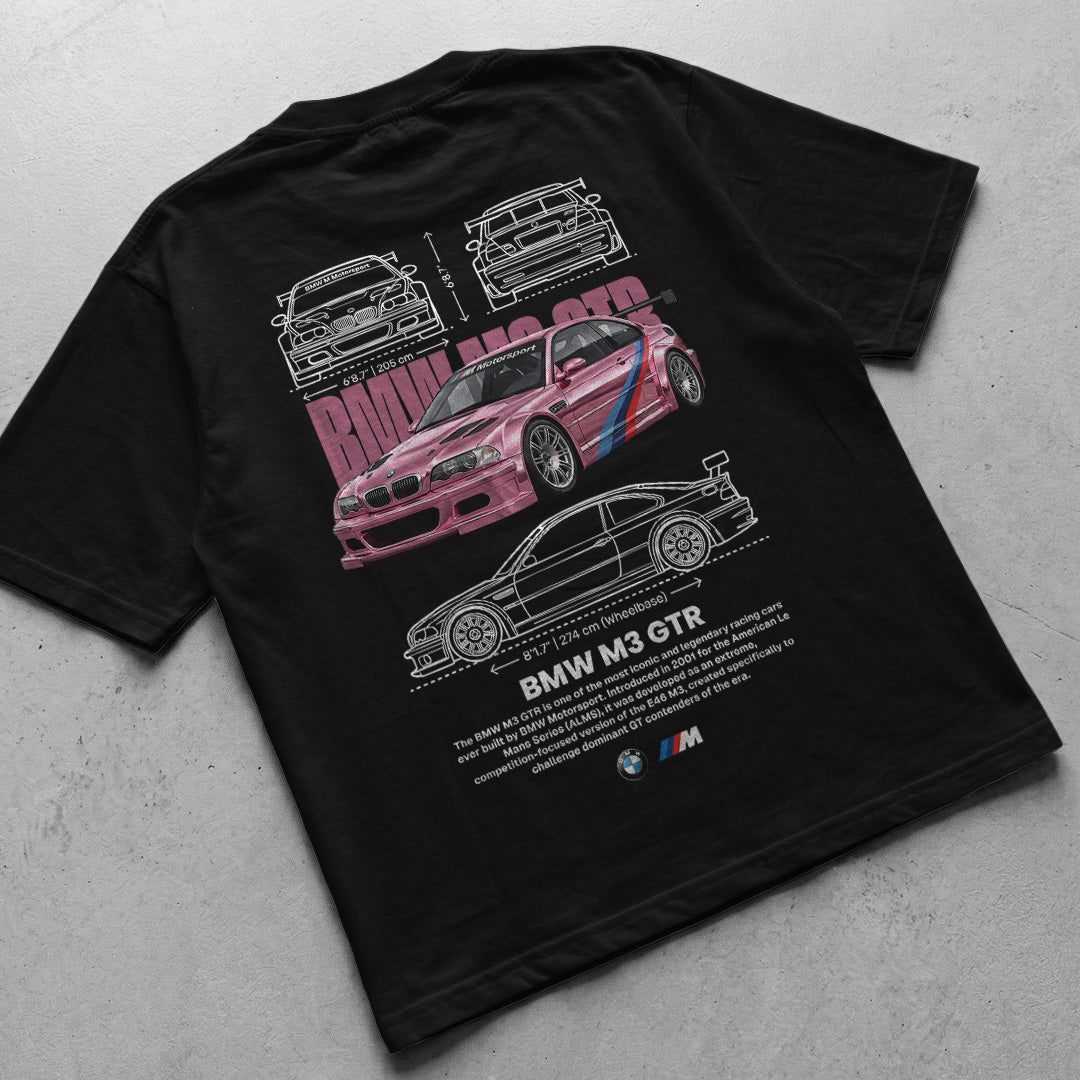 Car t-shirt design Bmw M3 GTR