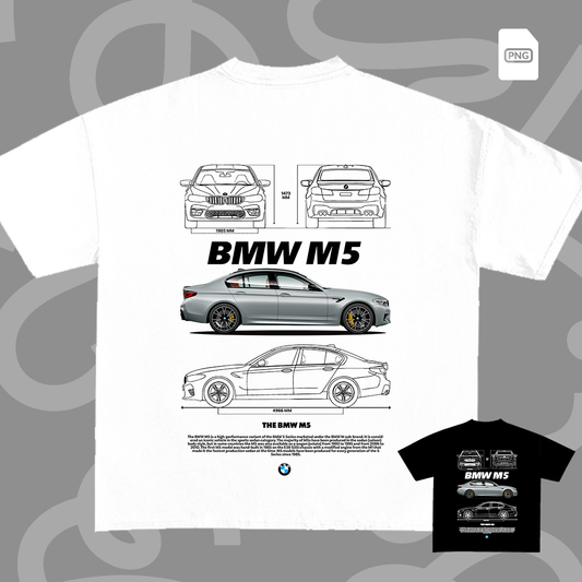 Bmw M5 t-shirt design