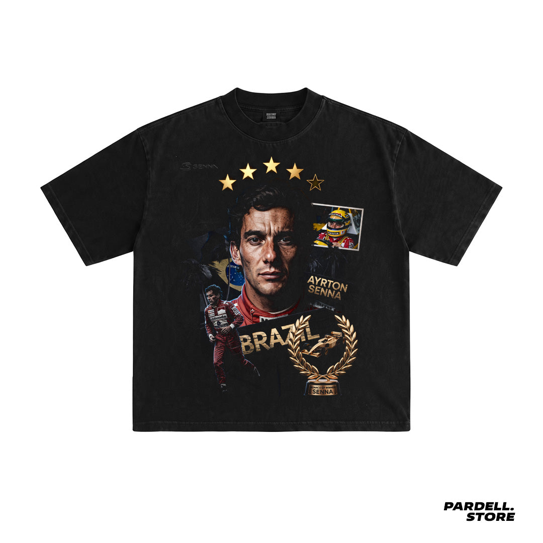 Digital file speed driver champion ayrton tshirt design