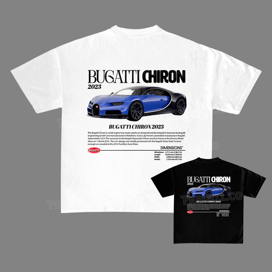 Bugatti Chiron 2023 t-shirt desing