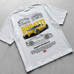 Car t-shirt design Bugatti W16 Mistral