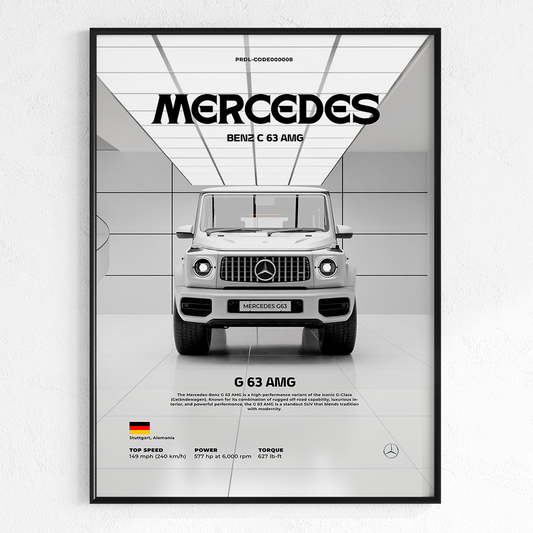 Mercedes-Benz AMG poster for printing