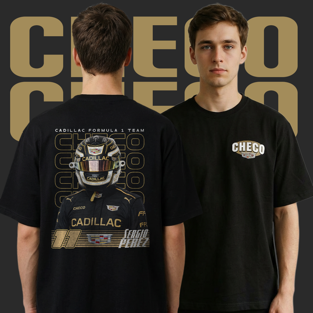 Checo Perez F1 Cadillac t-shirt design