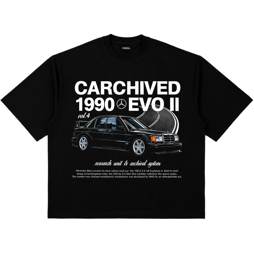 Digital file - Carchived 1990 EVO II tshirt design