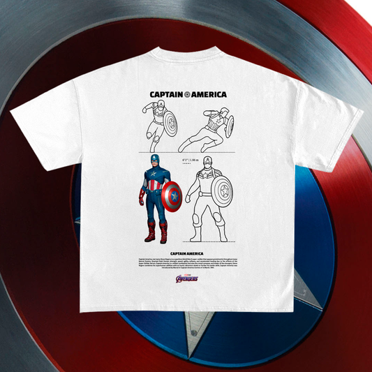 Captain America t-shirt design