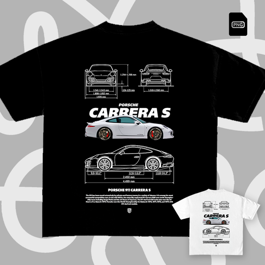 Porsche 911 Carrera S t-shirt design