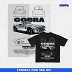 Classic CarCobra - t-shirt design png