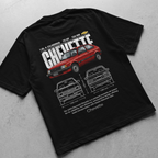 Car t-shirt design Chevrolet Chevette 1993