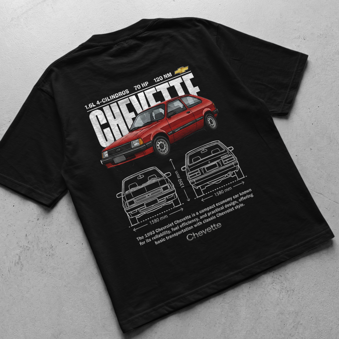 Car t-shirt design Chevrolet Chevette 1993