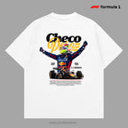 Checo's Driver in RB - t-shirt design png
