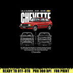 Car t-shirt design Chevrolet Chevette 1993
