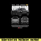 Car t-shirt design Chevrolet Silverado Trail Boss Z71