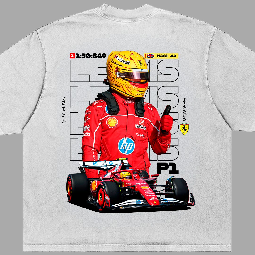 Lewis Hamilton F1 GP China - t-shirt design