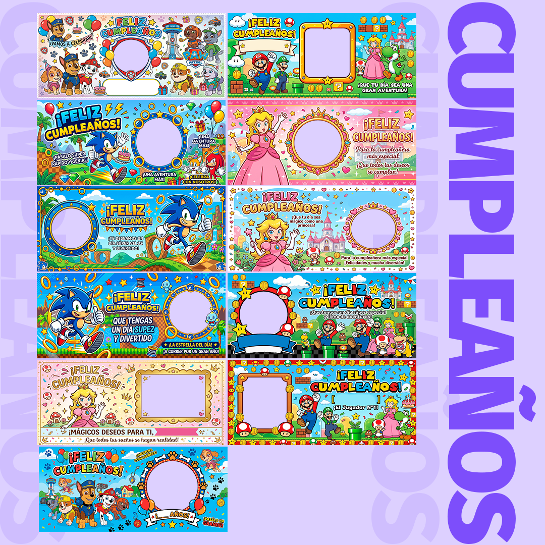 Plantillas de cumpleaños para tazas mugs #1