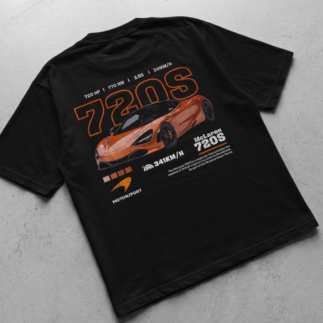 Digital file - Car t-shirt design McLaren 720s