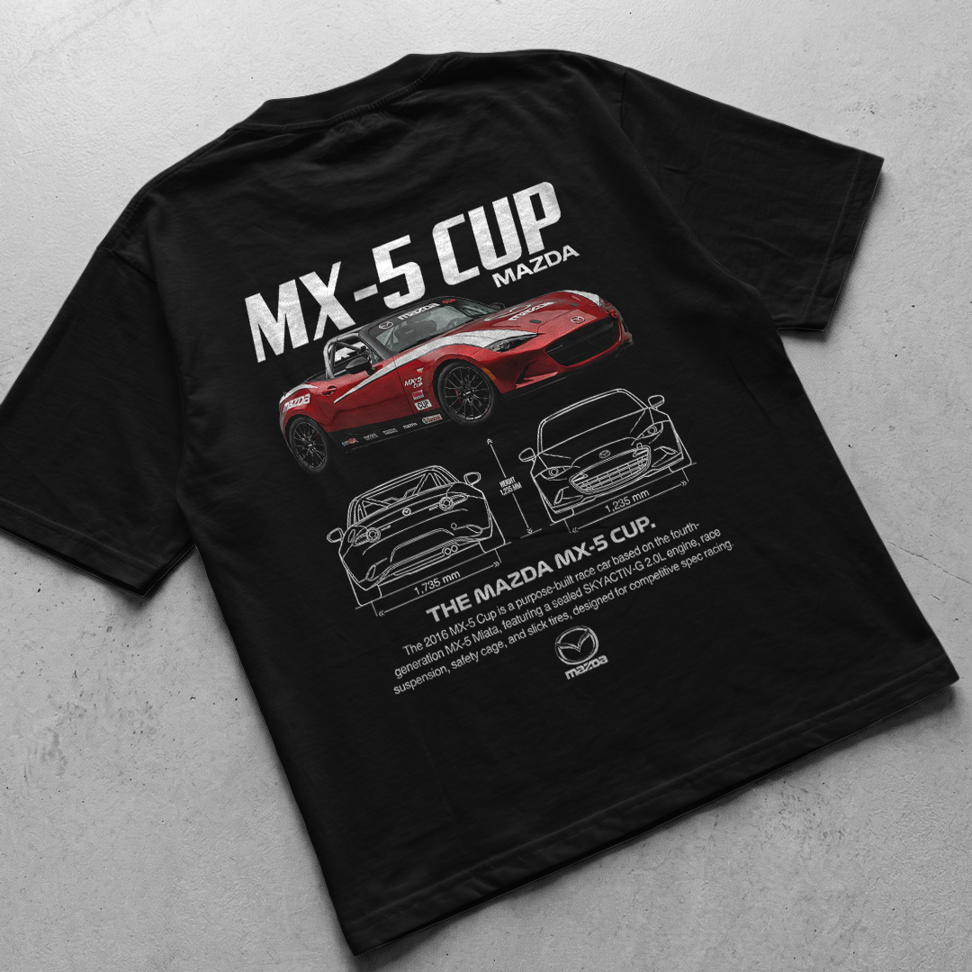 Car t-shirt design Mazda MX-5 Cup