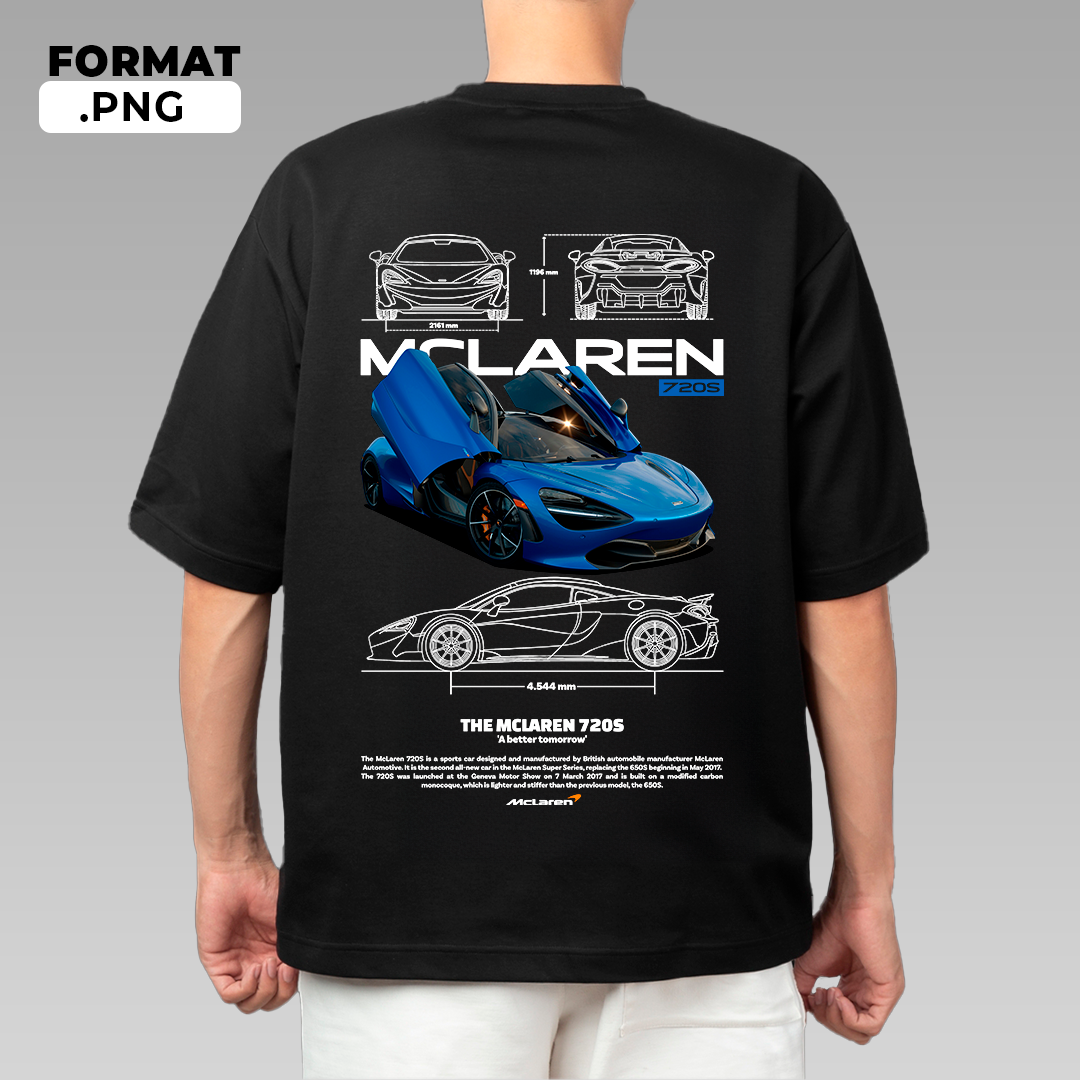 Mclaren 720s - t-shirt design