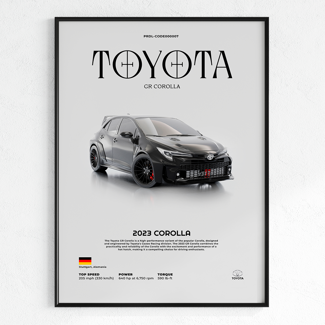 car poster for printing