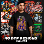 40 DISEÑOS VARIADOS PARA DTF Y SUBLIMACION - t-shirt design