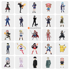 100 Clipart anime para imprimir - Bundle Pack