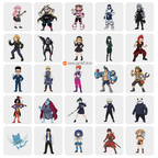 100 Clipart anime para imprimir - Bundle Pack
