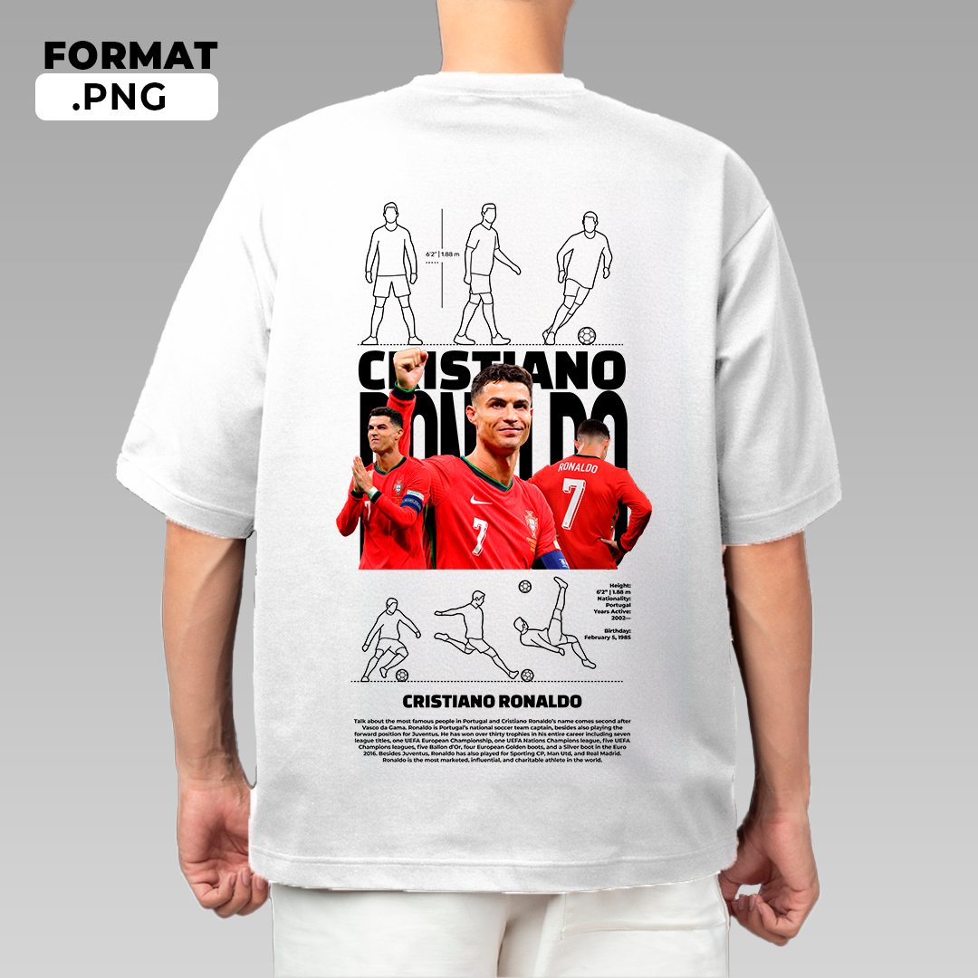 Cristiano Ronaldo Portugal - t-shirt design