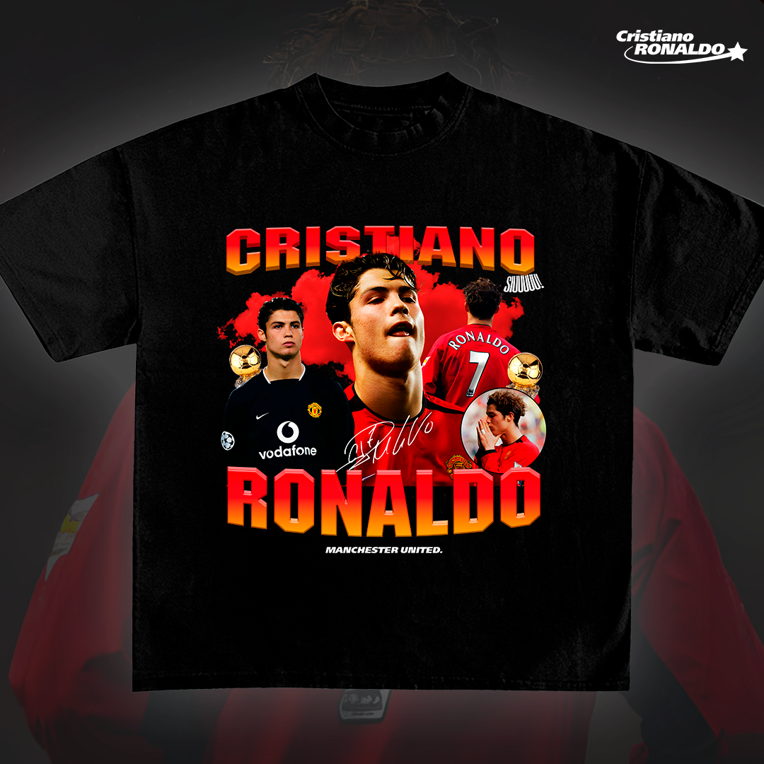 Cristiano Ronaldo Manchester United t-shirt design