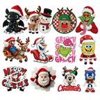 Estilo crochet 31 diseños para Sublimacion & DTF Feliz Navidad