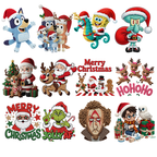 Estilo crochet 31 diseños para Sublimacion & DTF Feliz Navidad