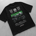 Motorcycle t-shirt design Kawasaki ZX-6R