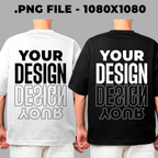 T-shirt Mockups for brand designs