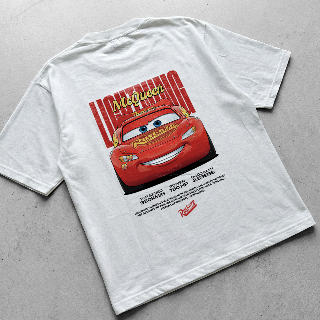 Car t-shirt design Lightning McQueen
