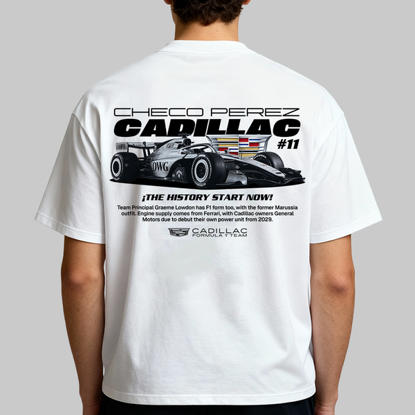 Digital File - Scuderia Cadillac F1 - Sergio Checo Perez t-shirt design
