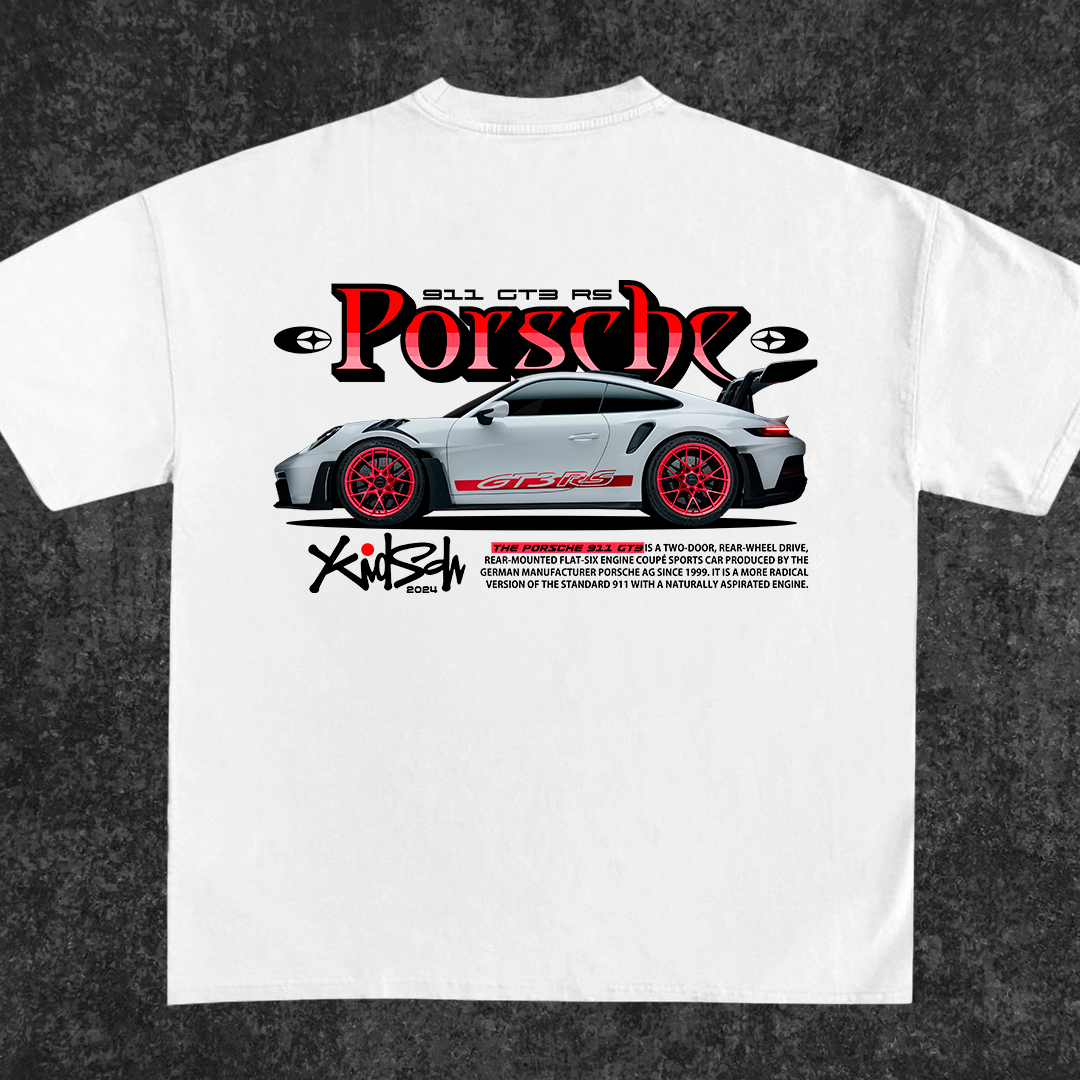 Porsche 911 GT3 RS - t-shirt design