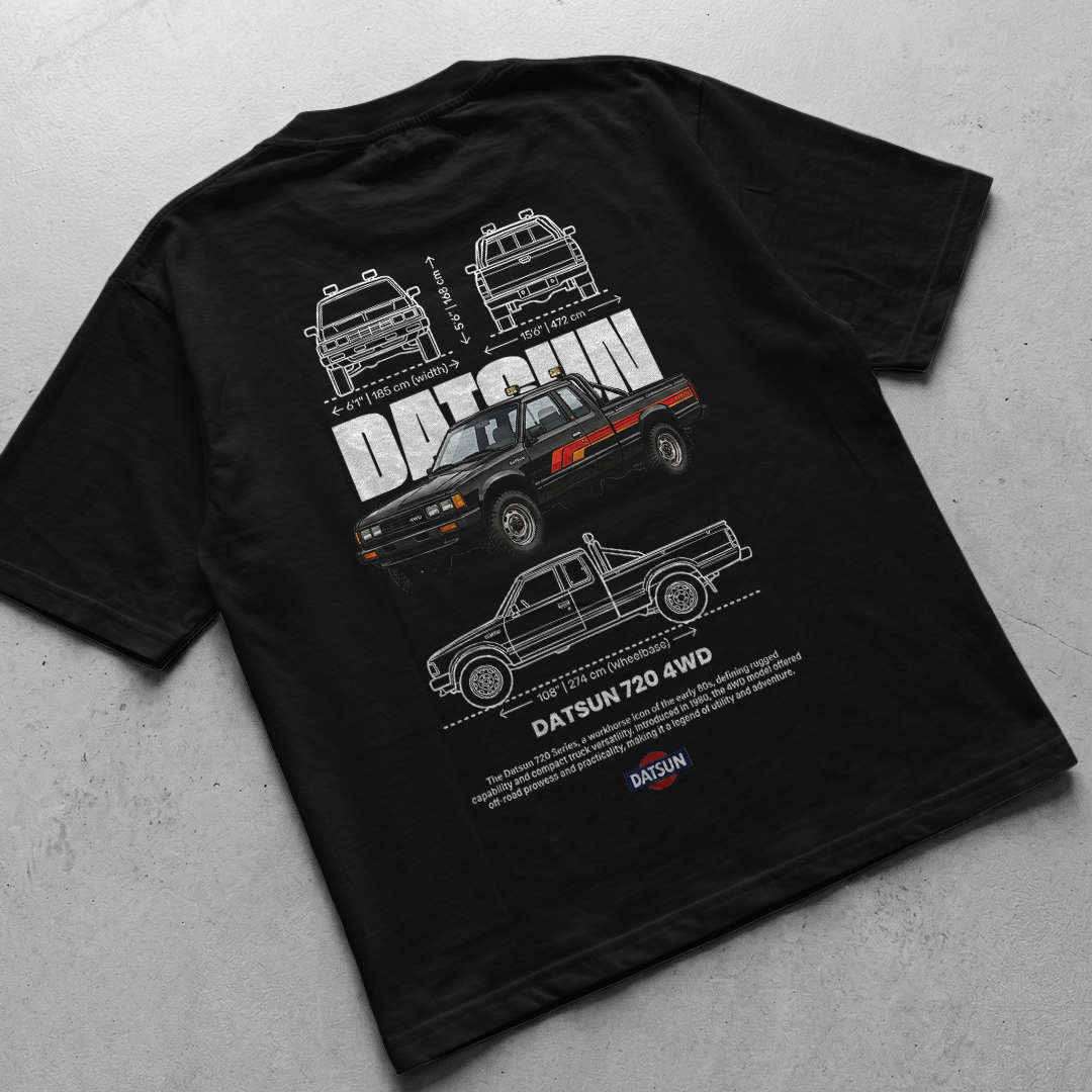 Digital File - Car t-shirt design Datsun 720 4WD