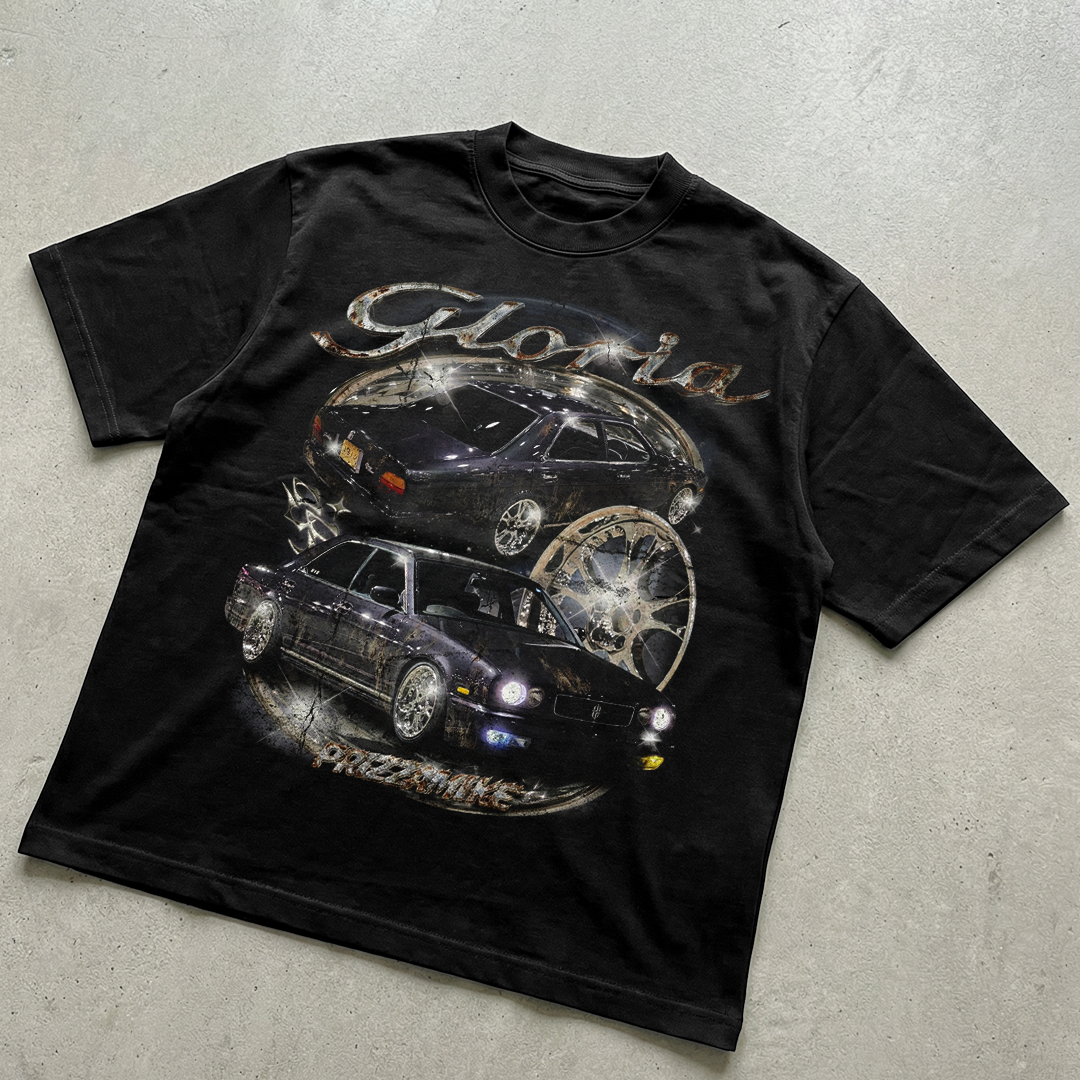 Bootleg Graphic car t-shirt design