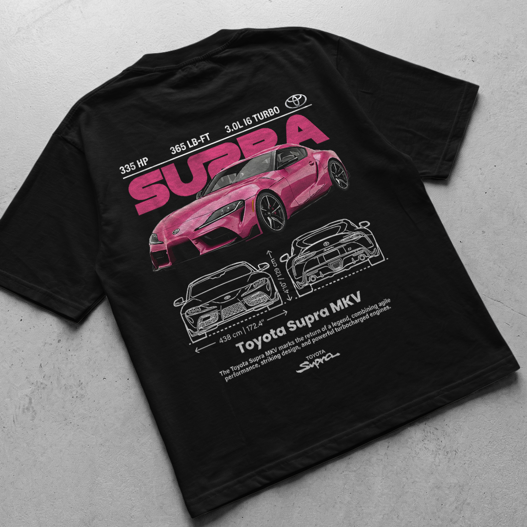 Digital File -  Car t-shirt design Toyota Supra MKV
