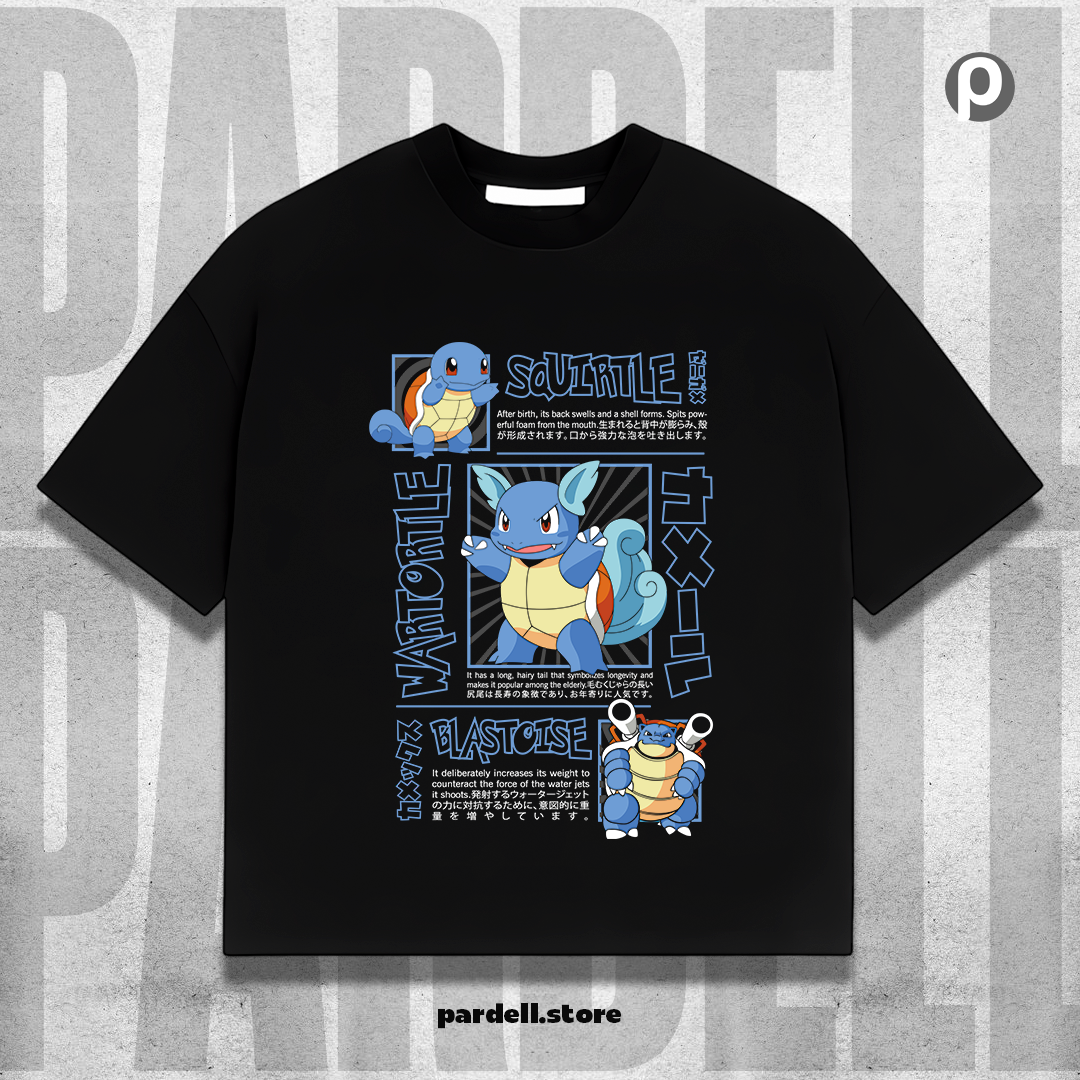 Digital illustration T-shirt design – Japanese pop culture inspired