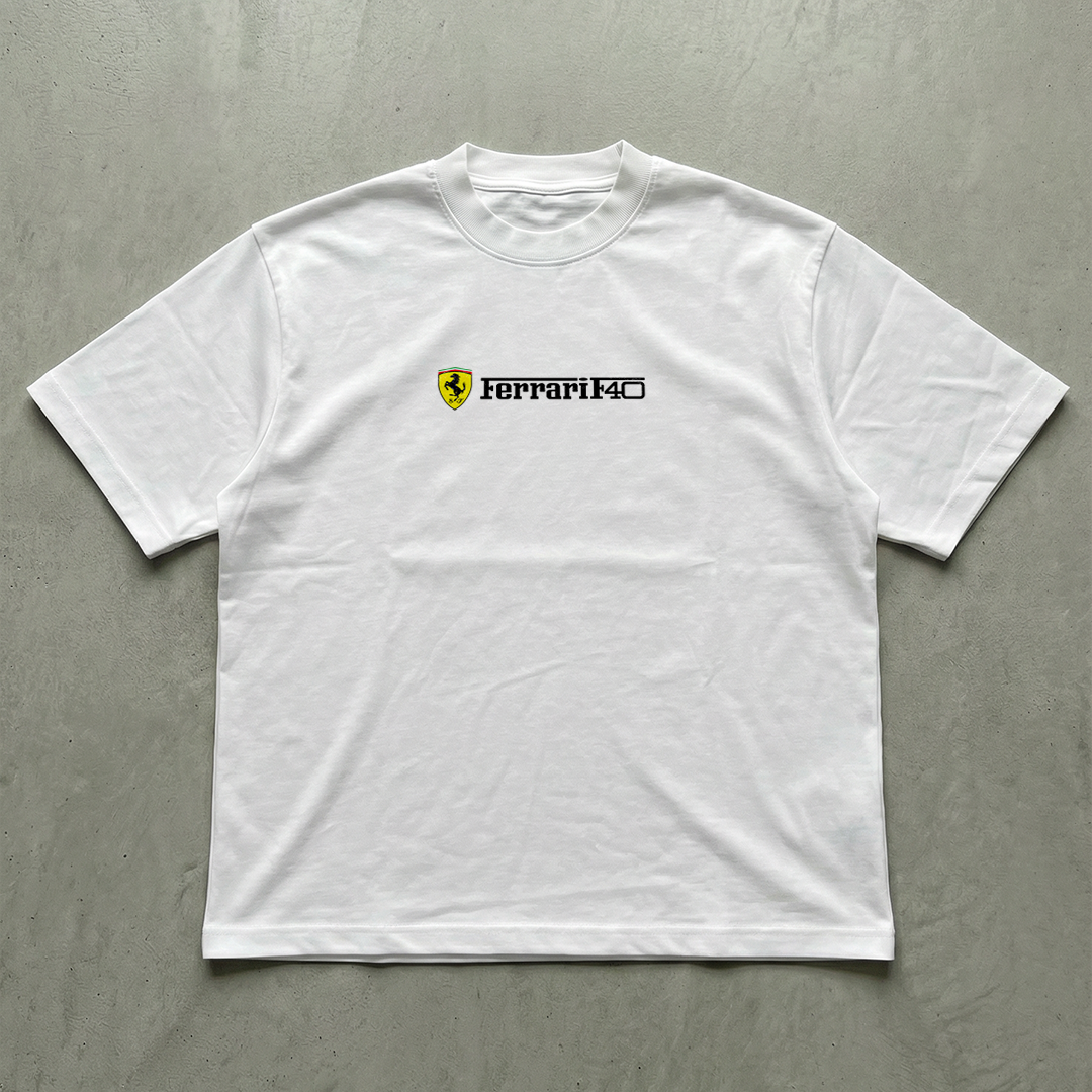 Car t-shirt design Ferrari F40 LM