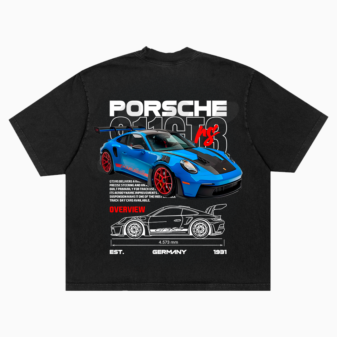 Plantilla Porsche 911 GT3 RS - t-shirt design