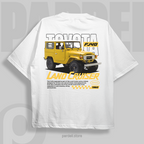 Template classic car FJ40 Land Cruiser t-shirt design