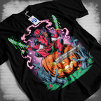 Digital illustration T-shirt design – Japanese pop culture inspired