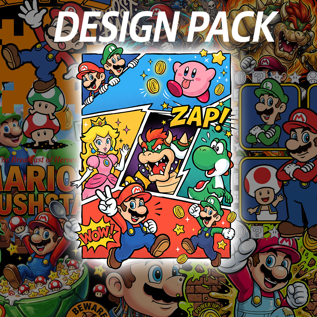 Design pack for print mario b